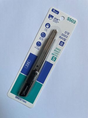 شراء 86ملم سكاكين ذات شفرة واحدة رمادية وزنها 34جرام التصنيع عبر الإنترنت