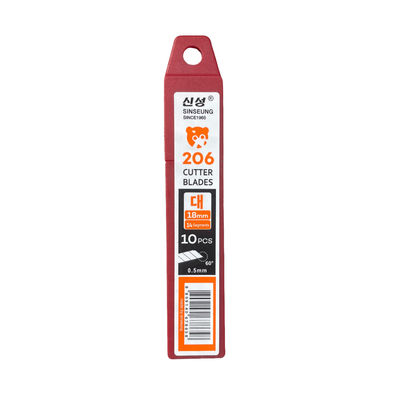 شراء L206 الفضة 0.5mm 109mm الطول 60° الحاجز 18mm شفرات القطع التصنيع عبر الإنترنت