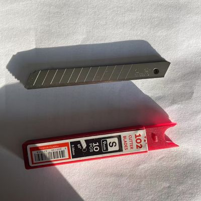 12 قطعة شفرات قطعة 9 ملم مع SK2 الفولاذ عالية الكربون و 60 درجة زاوية القطع